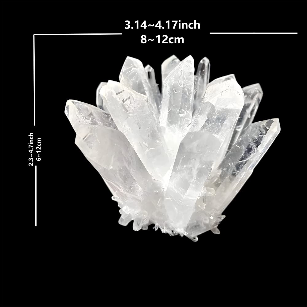 Crystal Cluster Quartz Crystals Crystals Stone White Crystal Cluster Crystal Columnar Crystal Gift Crystal Ornaments Healing Crystal Large Crystals Quartz Crystal