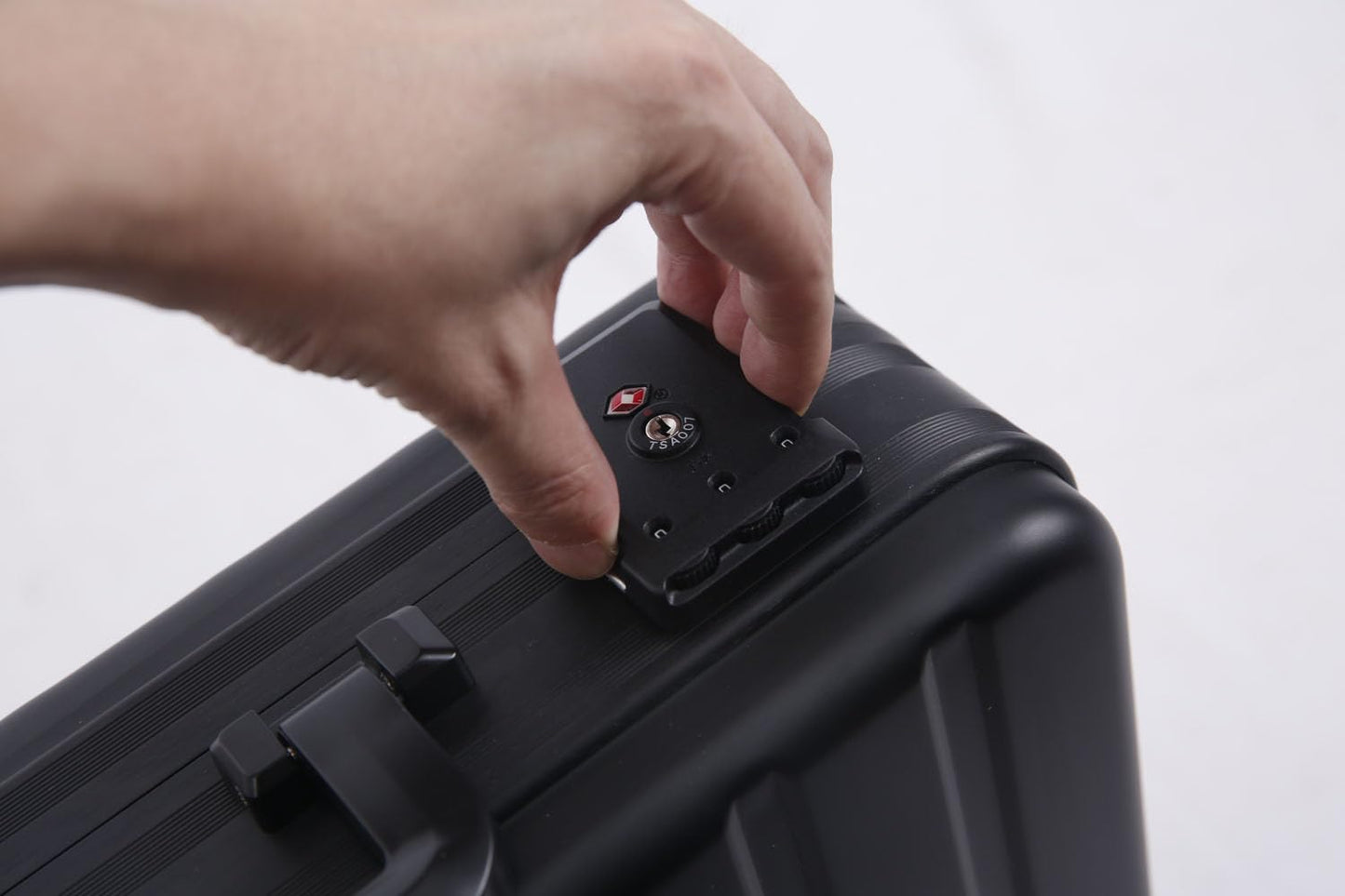 urecimy Aluminum Money Briefcase for Cash Metal Case for Men Business Attache Hardside Case Combination TSA Locks with Foam