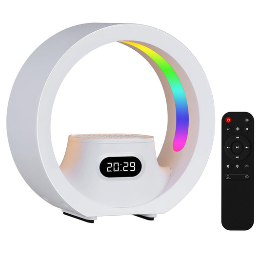 GDbow White Noise Machine with Remote Control 8 Colors Night Lights White Noise Sound Machine with 20 High Fidelity Soothing Sounds Timer Feature Sound Machine for Adults 6.290 Inch