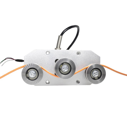 Tension Sensor for Wire Rope 0-20kg Three Pulley Load Cell Force Sensor High Accuracy Stainless Steel Industrial Tension Transducer for Industry Textile Metal Cable Wires (0-20kg)