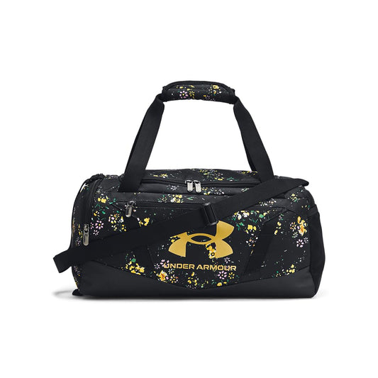 Under Armour Unisex-Adult Undeniable 5.0 Duffle, (002) Black/Black/Metallic Gold, One Size Fits Most