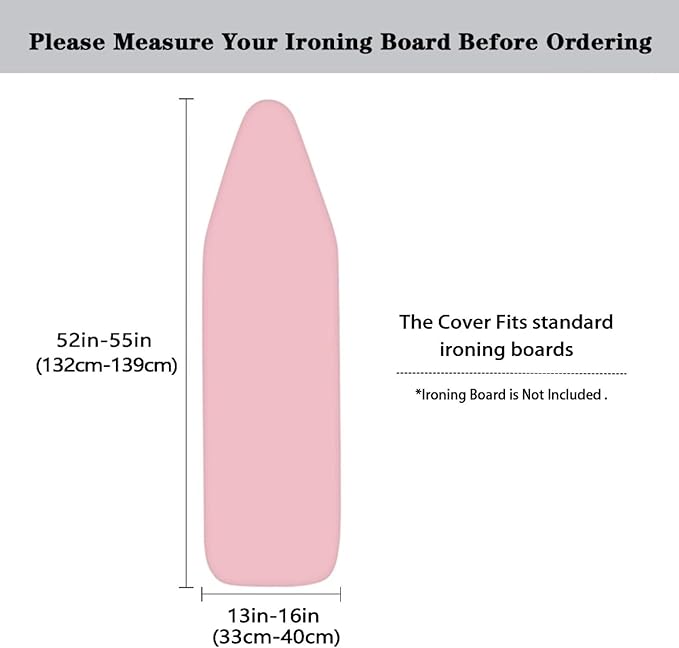 Pink Ironing Board Covers Stylish Standard Washable Ironing Board Protector