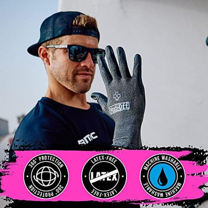 Muc-Off Mechanics Gloves, XL - Latex Free Gloves, Cut Resistant Work Gloves - Washable Safety Gloves for Bike, Motorcycle, Car Workshop