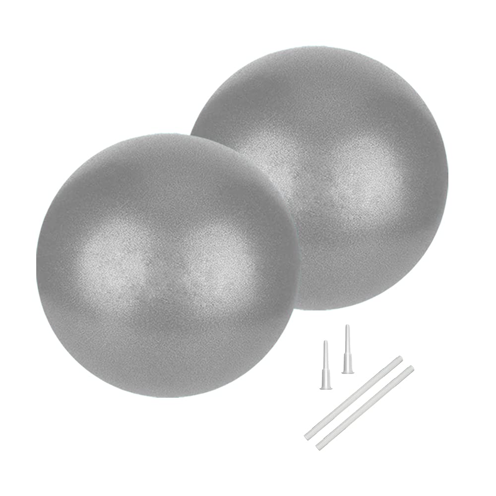 Small Pilates Ball, Therapy Ball, Mini Workout Ball, Core Ball, 9 Inch Small Exercise Ball, Mini Bender Ball, Pilates, Yoga, Workout, Bender, Core Training and Physical Therapy, Improves Balance