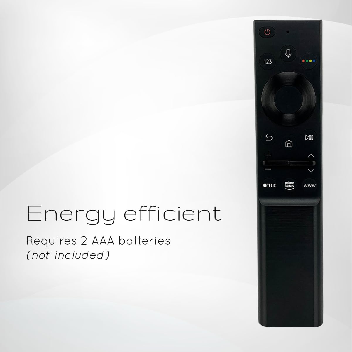 Ceybo Original Solar Voice Remote Control Replacement with YouTube Netflix Shortcut for Samsung Smart TVs, Compatible with Neo QLED 8K, QLED (BN59-01480A)