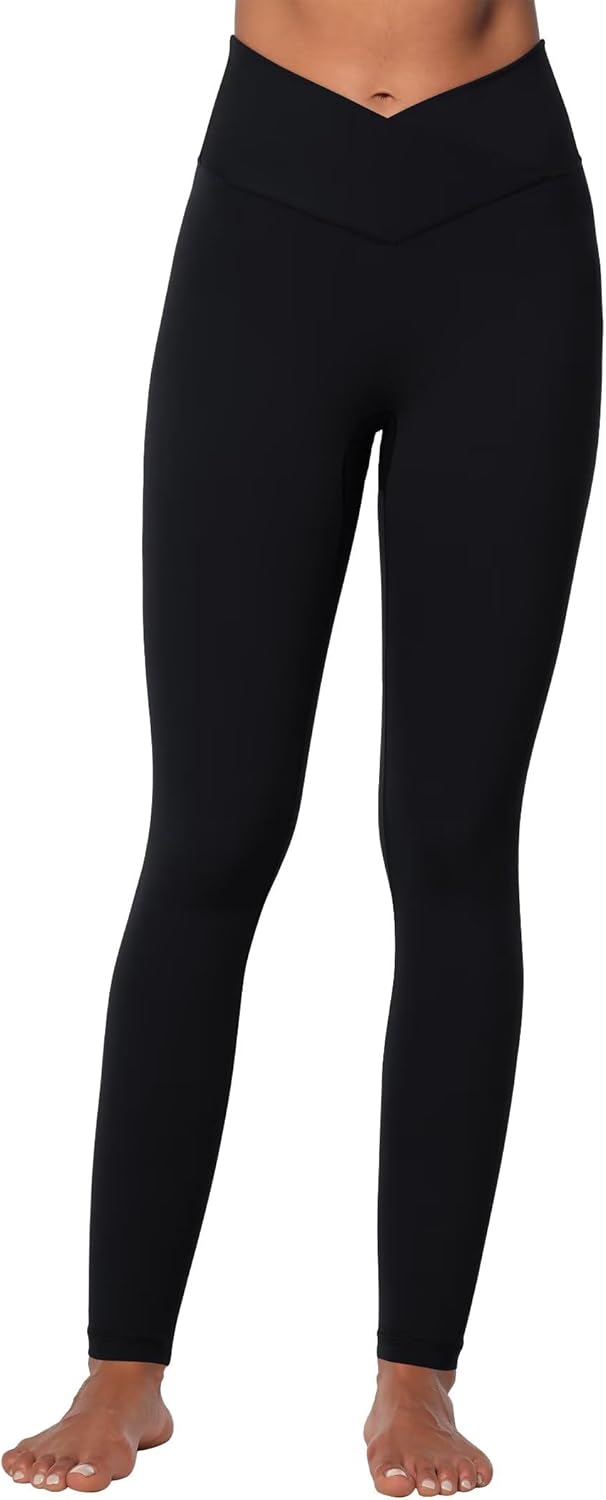 Sunzel Sunlissia Hidden Butt Lifting Scrunch Workout Leggings for Women, Crossover High Waist Yoga Pants with Tummy Control