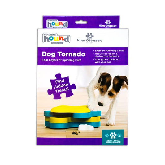 Nina Ottosson by Outward Hound Dog Tornado Interactive Treat Puzzle Dog Toy