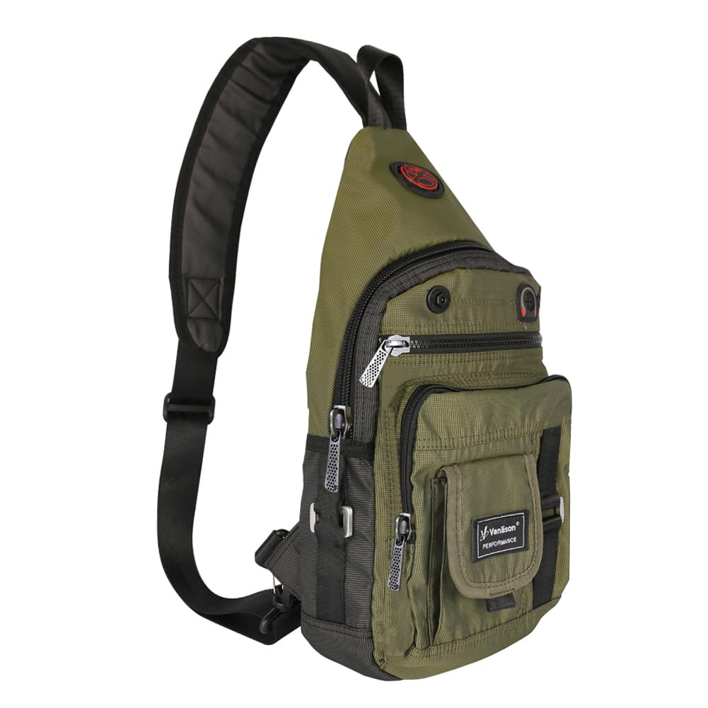 Vanlison Crossbody Sling Bag Small Backpack for Men Women Teens Bag