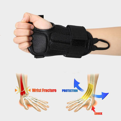 ERUMEI Pro Wrist Guards for Snowboarding and Skateboarding, Sport Protection Brace Gloves (S)