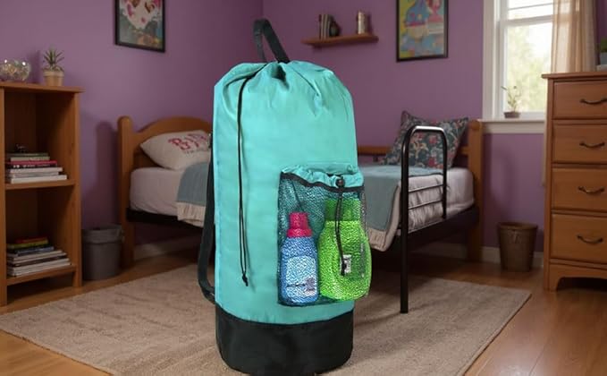 Turquoise Laundry Backpack