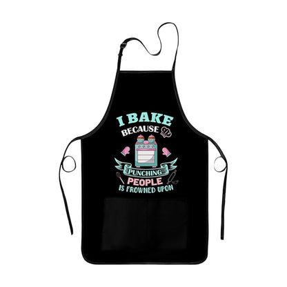 Xmeden Funny Baking Apron for Women - Cute Cooking Aprons for Adults with 2 Pockets, Baking Supplies &Essentials for Home Bakers, Kitchen Apron Gifts for Mother's Day Birthday Christmas