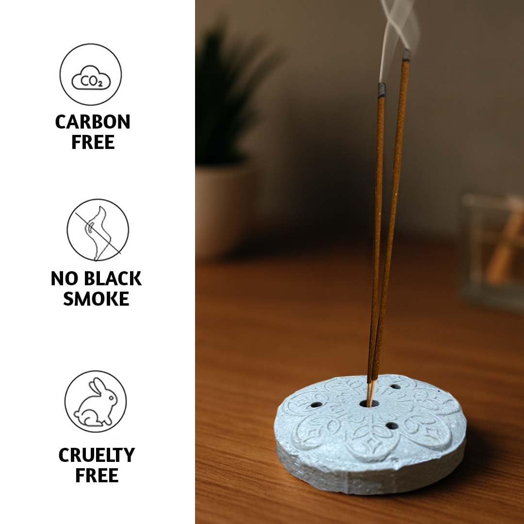 Folkulture Incense Sticks with Holder (120 Sticks)| Vanilla & Cashmere Cozy Insence-sticks For Aromatherapy, Home Fragrance |No Charcoal,Organic,Non Toxic, 45 Mins, Long Burning Luxury Inscents-sticks
