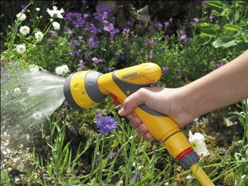 HOZELOCK - Multi-Jet Spray Gun Plus : Ideal for Daily or Intensive Use, Multi-task Gun, Ergonomic, Easy-to-use, Lockable and Flow-controlled: 6 Spray Patterns [2684P0000]