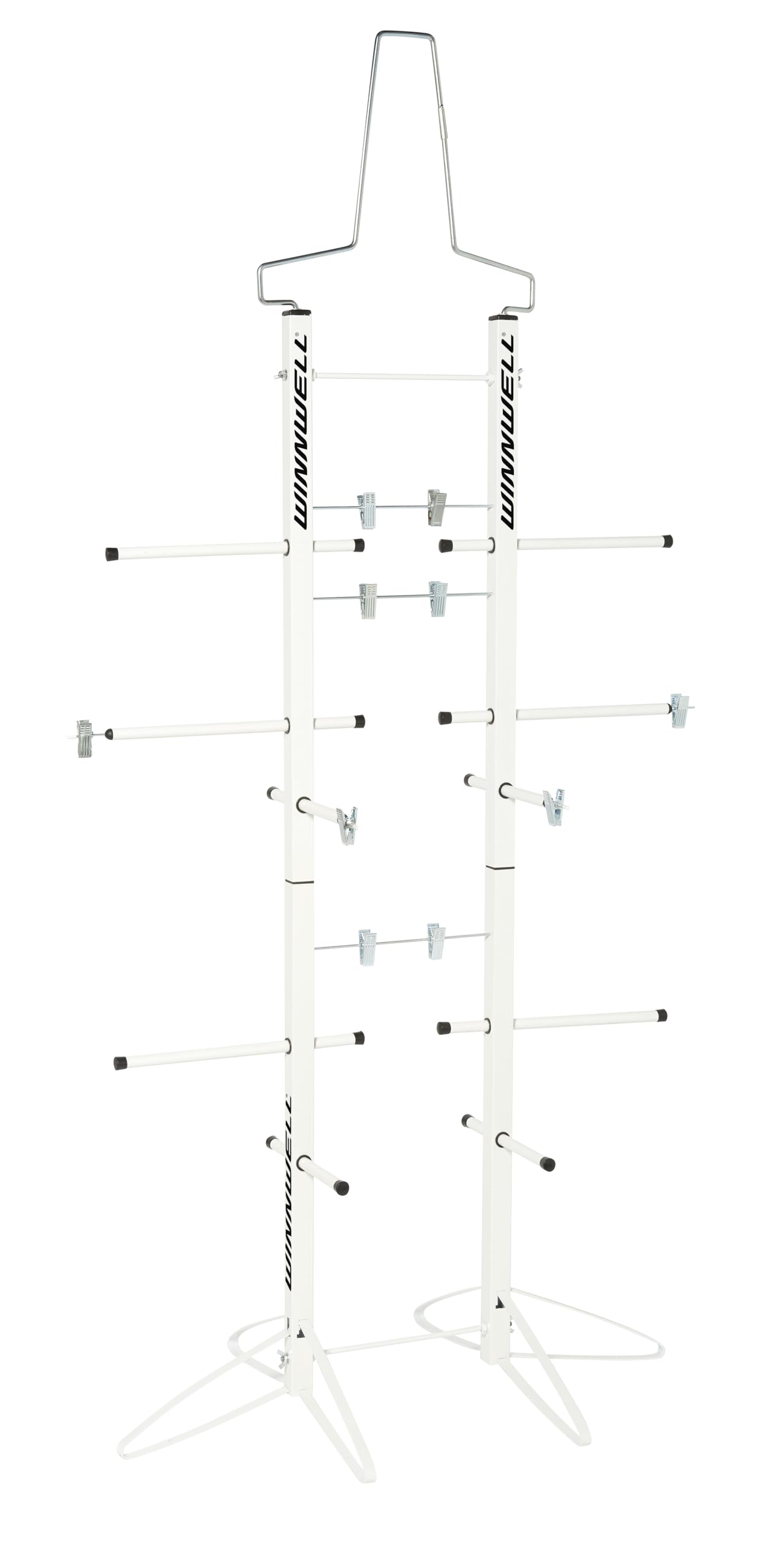 Winnwell Deluxe Hockey Drying Rack - Portable Steel Gear Storage Rack - Tree Dryer Hanger Stand for Ice Hockey Equipment