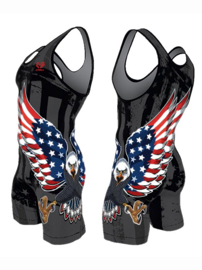 GO EARN IT Mens American Eagle Singlet (Youth X-Small)