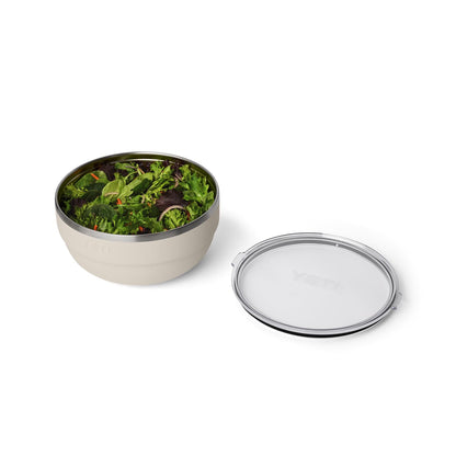 YETI Nestable Standard Food Storage Bowl Set, (1) 1 QT, (1) 2 QT, and (1) 4.5 QT, Cape Taupe