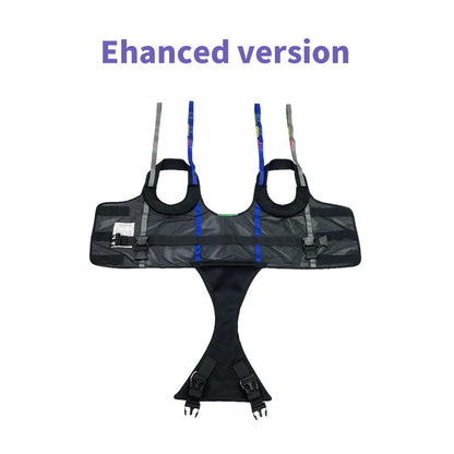 Ehucon Comfort Padded Patient Lift Walking Sling,Portable Standing Harness to People/Handicap for Ambulating Support Training,500 lbs Safety Loading-Large Size