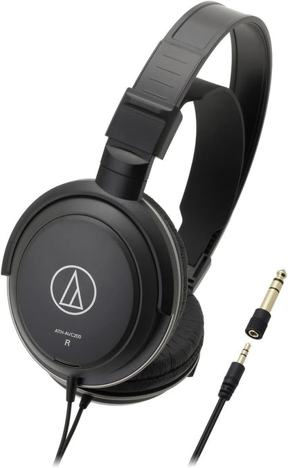Audio-Technica ATH-AVC200 SonicPro Over-Ear Closed-Back Dynamic Headphones Black