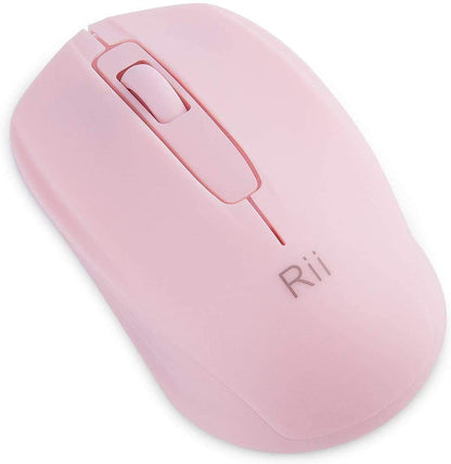 Rii Wireless Mouse, 2.4G Portable Computer Mice for PC, Laptop, Windows,Office Included Wireless USB dongle (Black)