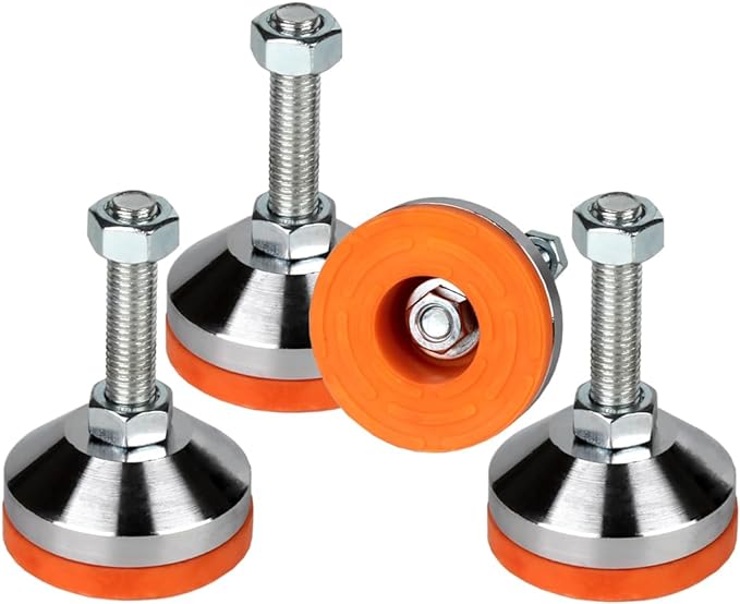 Heavy Duty Leveling feet, Leg Leveler 2.36" Dia Base, Adjustable Leveling feet