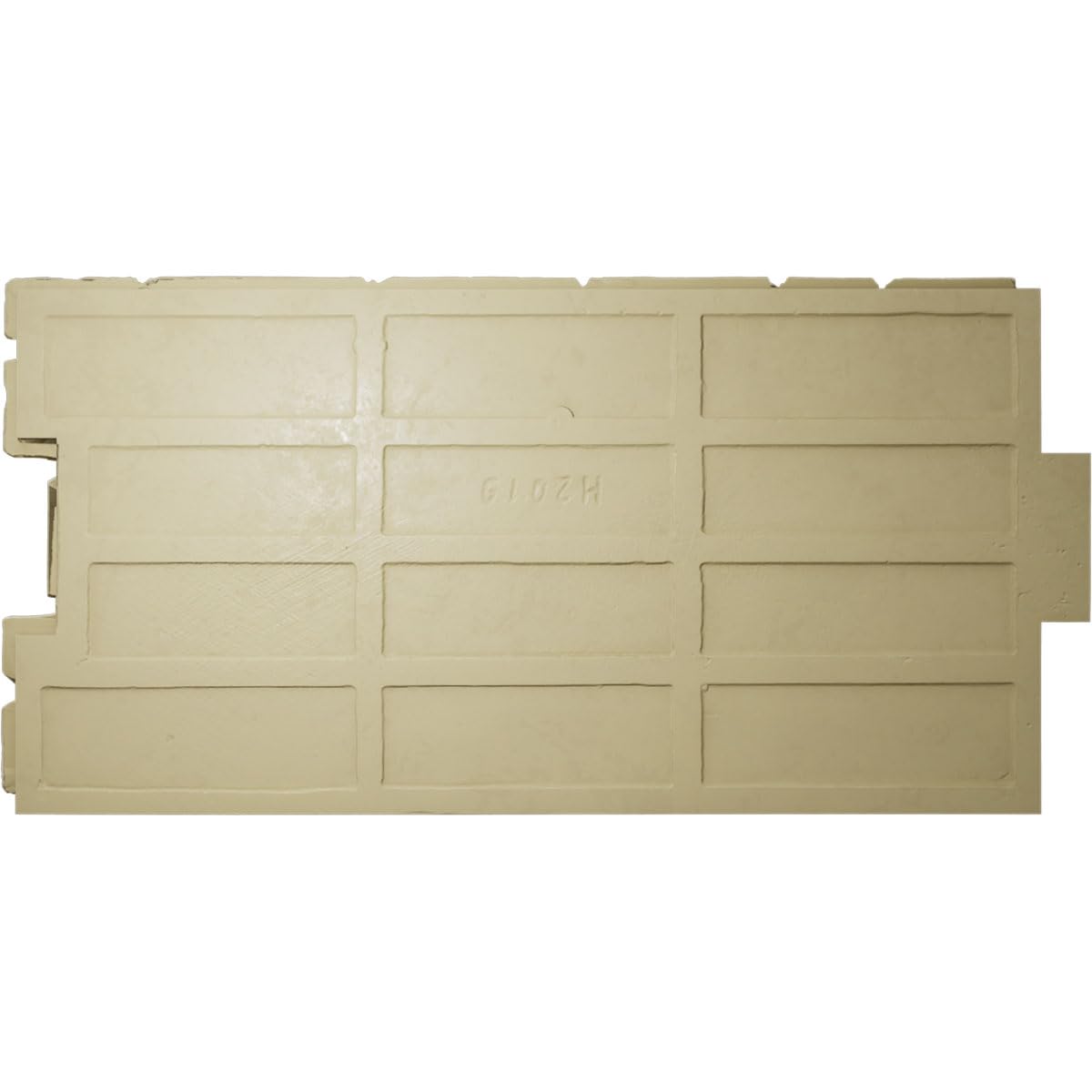 EverStone Cobblestone Faux Stone Panel, 48"W x 23 3/4"H x 1 1/8"D, Flintstone Color