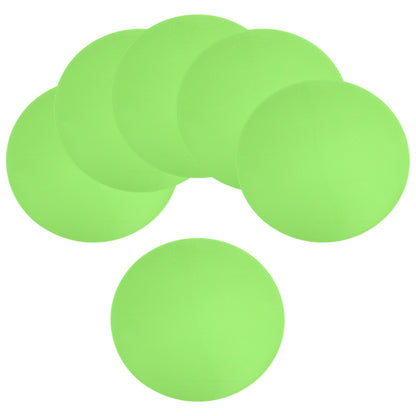 YELARXI Spot Markers for Agility Dot, Non-Slip Poly Spots Floor Dots Flat Field Soccer Training Equipment 12 in & 6 Pcs & Green -Fitting for (Gym/Sports/Training/PE Games/Dance)