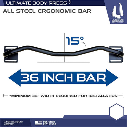 Ultimate Body Press Wall Mounted Doorway Pull Up Bar