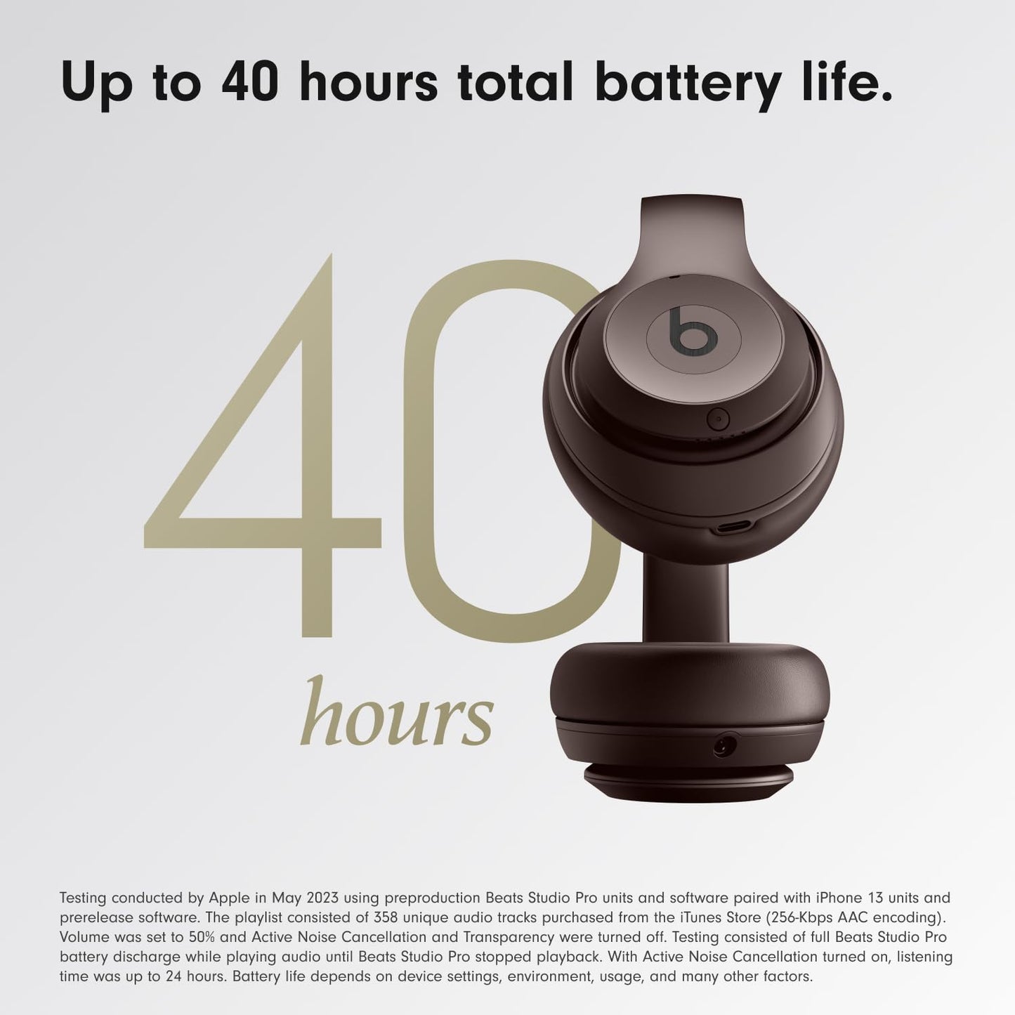 Beats Studio Pro with AppleCare+ for Headphones (2 Years) - Deep Brown