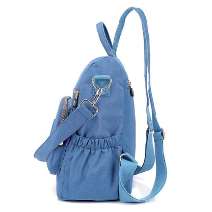 Estwell Women Backpack Ladies Rucksack Handbag Anti-theft Waterproof Nylon School Bag Travel Casual Daypack Fashion Shoulder Bag, Blue
