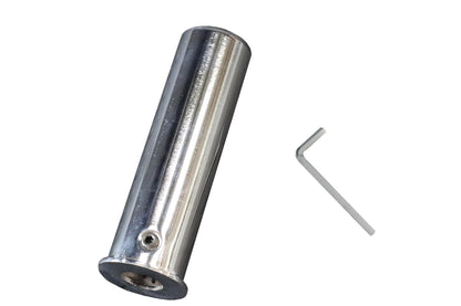 Pair of Chrome Olympic Adapters by Deltech Fitness