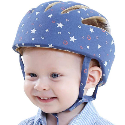 IULONEE Helmets for Toddler, Baby Helmet Toddler Protective Hat Adjustable Baby Head Protector for Infant Walking Crawling Starry Blue