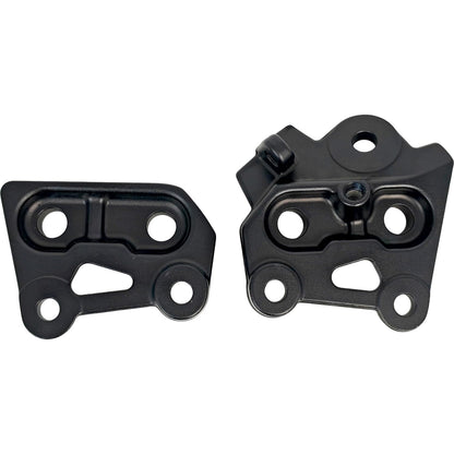 XYZIL Electric Dirt Bike Foot Peg Bracket Holder Kit Compatible with Talaria XXX X3 PRO EBike Footpeg Pedal Support CNC Black Aluminium Alloy