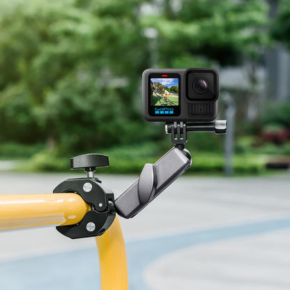 Suptig Camera Mount Super Clamp Pole Mount Tripod Clamp for Phon, Gopro Hero 13 Hero 12 11 10 9 8 7 6 5, Gopro max2, Insta 360, DJI osmo Canon DSLR etc.