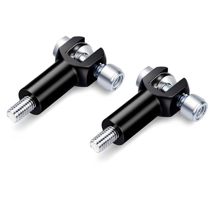 Passenger Foot Peg Support Mount Clevis Kit Compatible With Harley Davidson Softail 2000-2006 (Black)