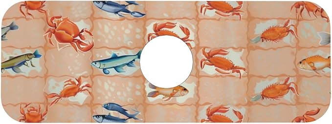 On The Cape Coastal Summer Kitchen sink faucet pad, strong water absorption