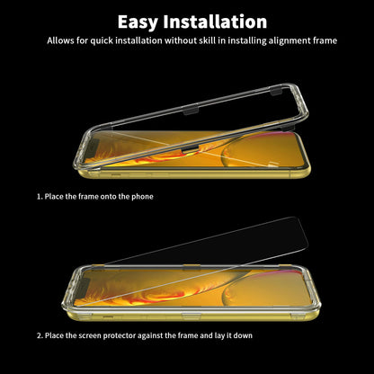 UNBREAKcable 2-Pack Screen Protector for iPhone 16e/13/13 Pro/14, Double Shatterproof Tempered Glass [Easy Installation] [9H Hardness] [99.99% HD] [Case Friendly] for Apple 13 Pro/13/14/16e 6.1 inch