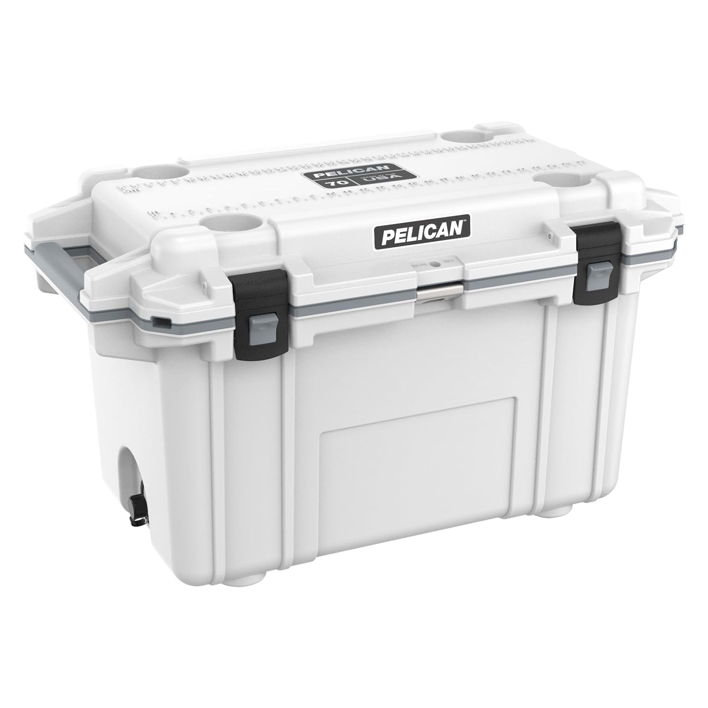 Pelican 70 Quart Elite Cooler (White/Gray)