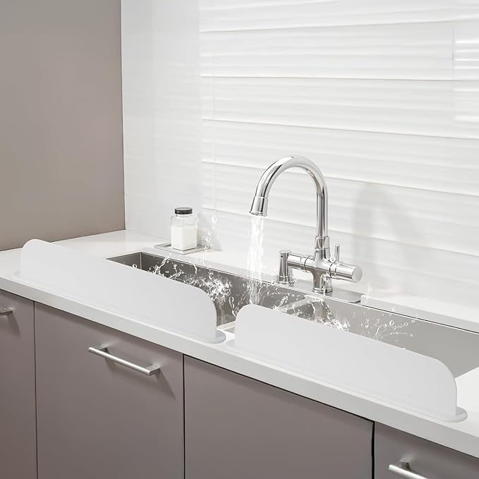 19.29 inch Silicone Sink Splash Guard, Splash Guard