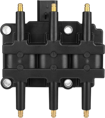 ECCPP 3 ignition coils with 3 iridium Spark Plugs,UF808,coils packs,for Smart Fortwo 2016-2017 0.9L‎224332428R,UF-808