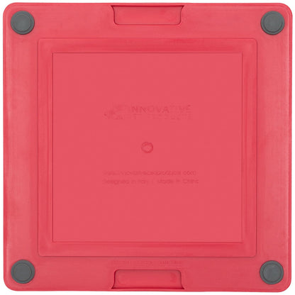 Lickimat Tuff, Heavy-Duty Buddy, Dog Slow Feeder Lick Mat, Boredom Anxiety Reducer; Perfect for Food, Treats, Yogurt, or Peanut Butter, Fun Alternative to a Slow Feed Dog Bowl - Red
