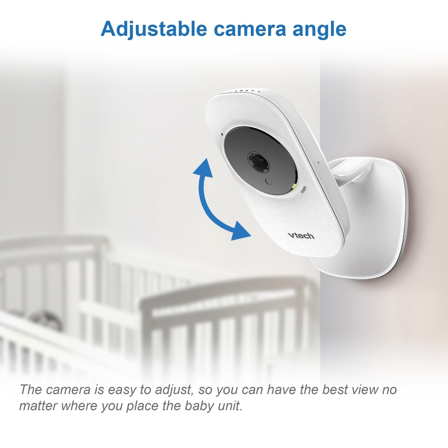 VTech VM3250 Video Baby Monitor with Camera,300m Long Range, Baby Monitor with 2.8" LCD Screen,Up to 19-hr Video Streaming,Night Vision,Secured Transmission,Temperature Sensor,Soothing Sounds,2X Zoom