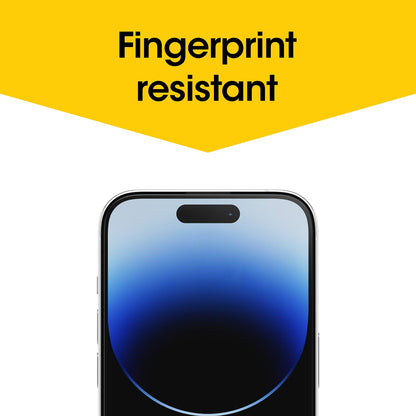 OtterBox TRUSTED GLASS Screen Protector for iPhone 14 Pro (ONLY), Flawless Touch Response, Fingerprint Resistant, Precision Fit, Vibrant Clarity