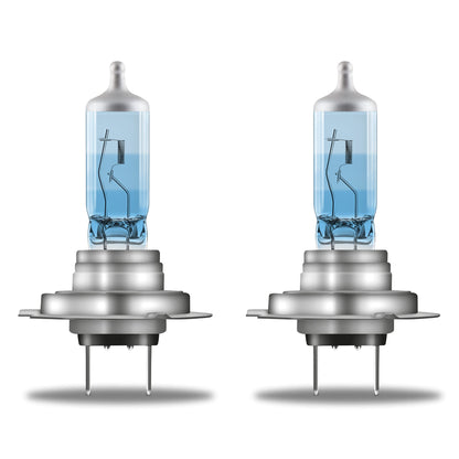 OSRAM COOL BLUE® INTENSE H7, +100% more brightness, up to 5,000K, halogen headlight lamp, LED look, Hanging folding box (2 lamps)