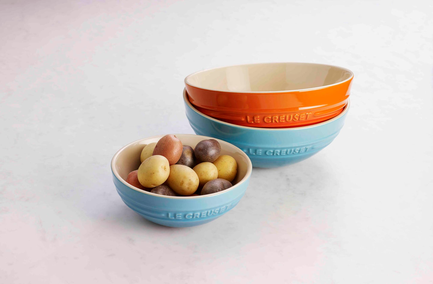 Le Creuset Stoneware Multi Bowl, 1.6 qt., Sea Salt