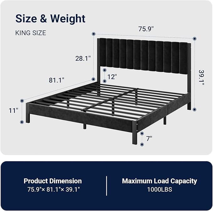 Avenco King Size Bed Frame