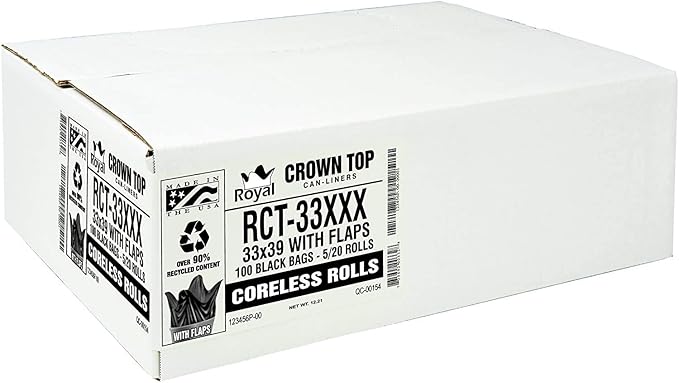 Heavy Duty 33 Gallon Trash Bags