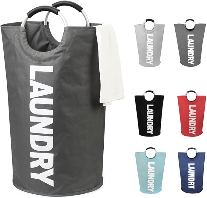 DOKEHOM 125L X-Large Collapsible Washing Laundry Basket Bag