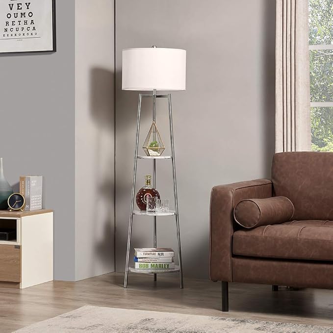 ROSEN GARDEN Floor Lamp, Standing Reading Light