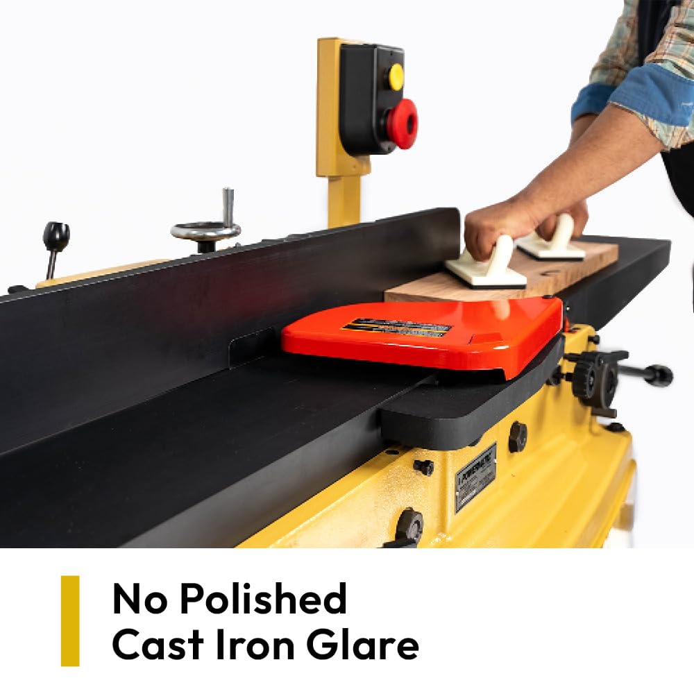 Powermatic ArmorGlide 8-Inch Parallelogram Jointer, Helical, 2 HP, 230V 1Ph (PJ-882HHT)