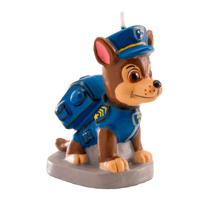 Dekora - 346170 PAT PATROUILLE Candle Figurine 3D Blue Wax 9 x 5 x 15 cm